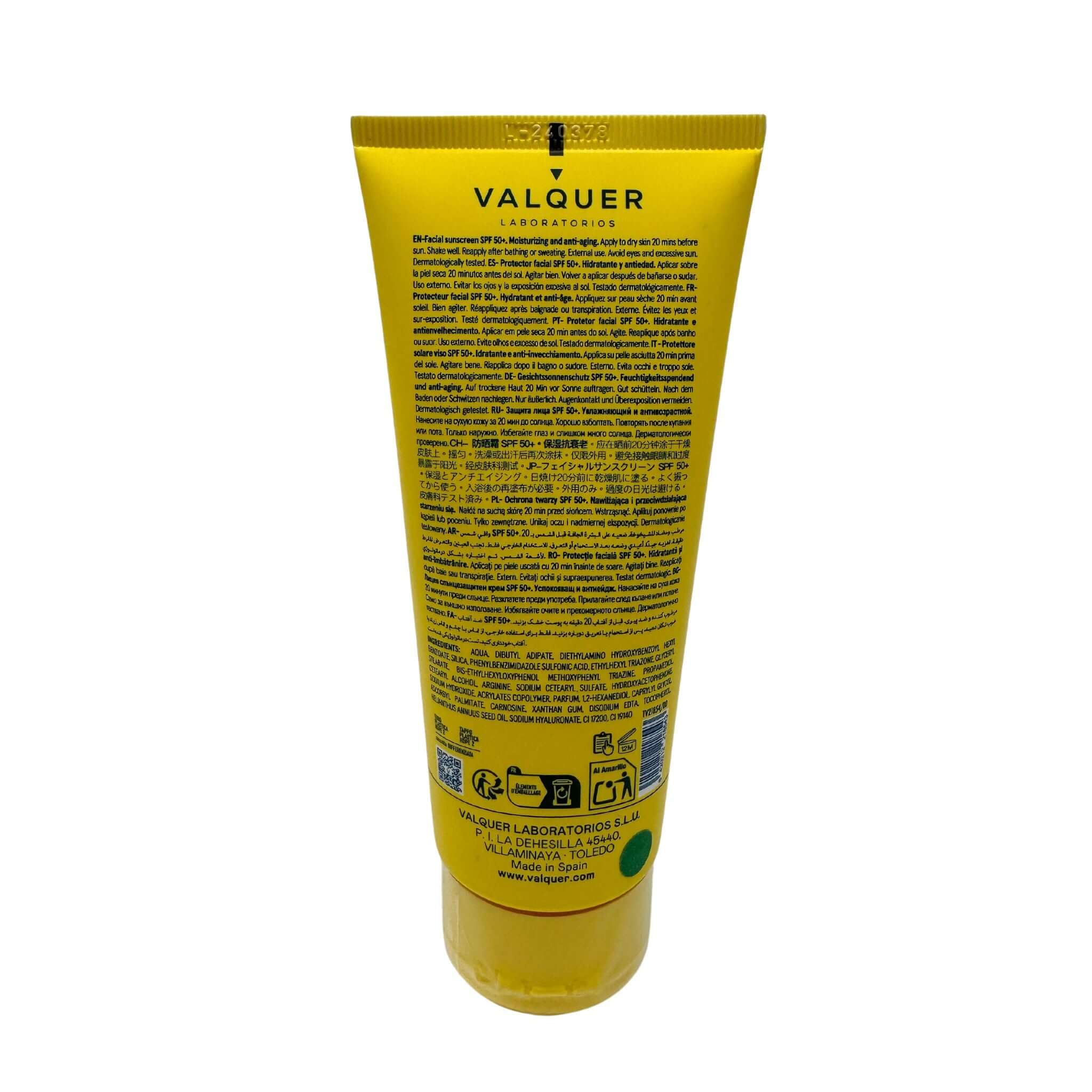 Crema Facial Hydra Sunscreen SPF 50+ Protección 360º Hidratante y Antiedad - 75 ml