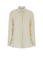 Max Mara Shirts Beige Lino - 46
