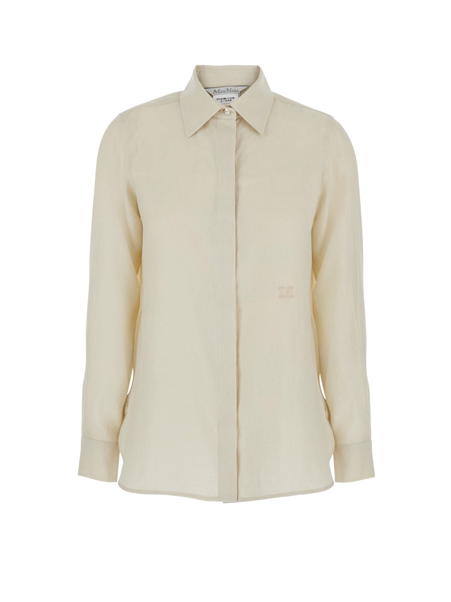 Max Mara Shirts Beige Lino - 46