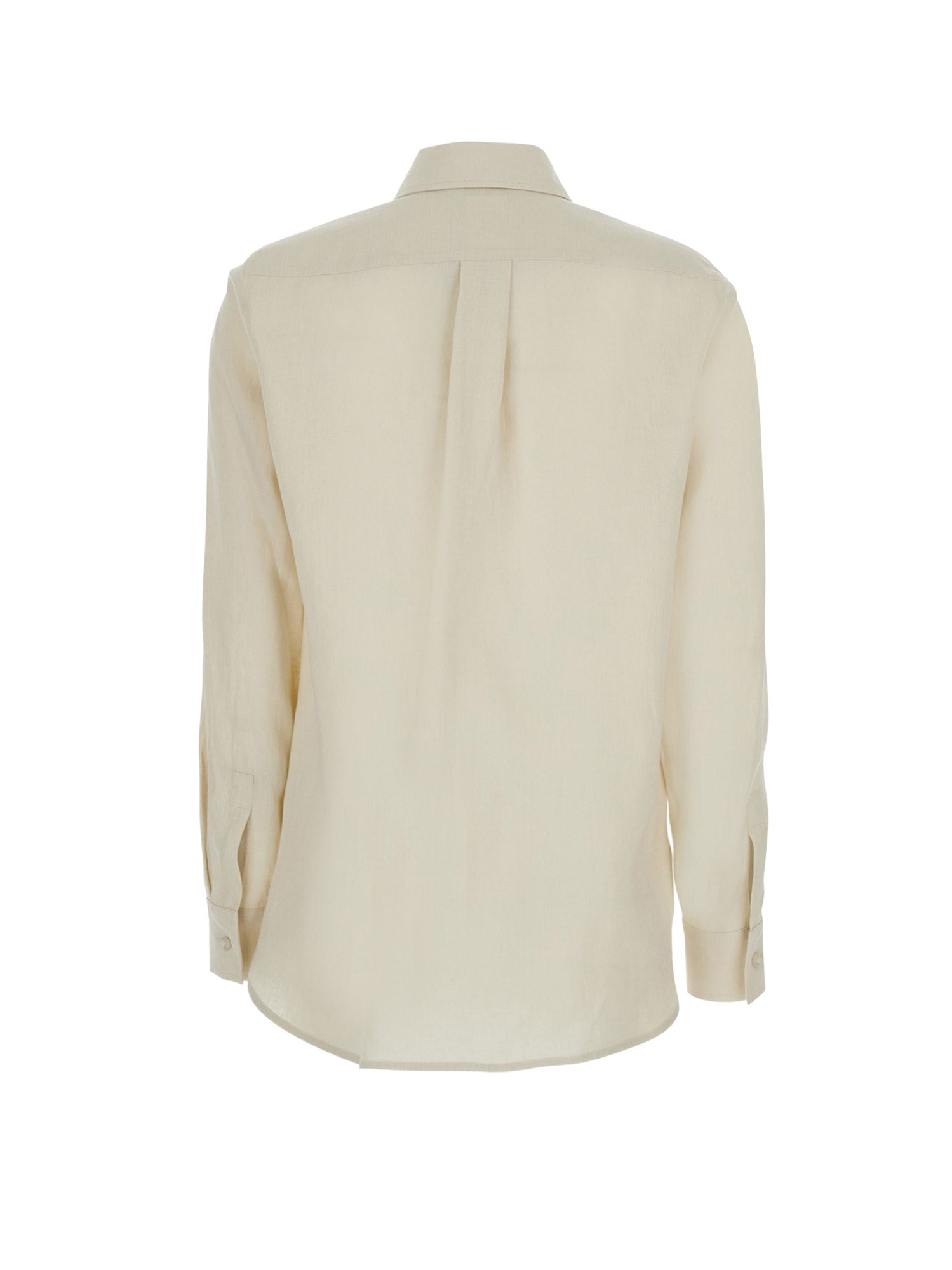Max Mara Shirts Beige Lino - 46