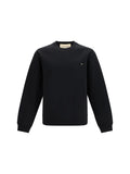 Valentino Chest-Pocket VLogo Sweatshirt — Black