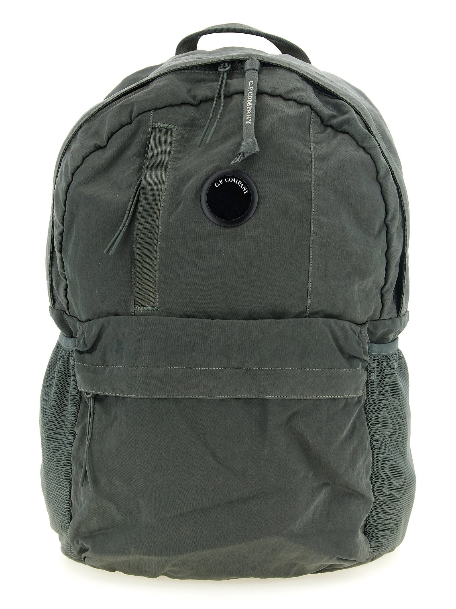 C.p. Company Nylon B Lens-Detail Backpack — Sage Green