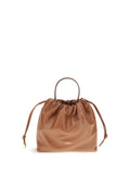 Chloé Leather Chain Shoulder Bag — Brown
