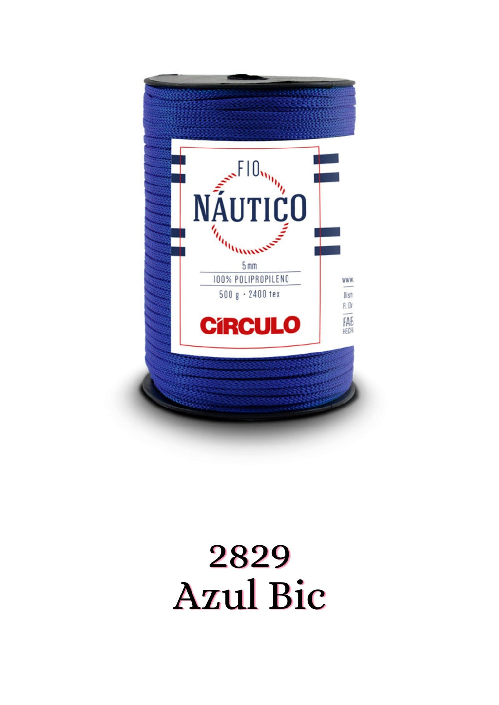 FIO NAUTICO 5mm CIRCULO 500 grs.