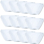 FEVI | Pack de 12 Braguitas Tiro Bajo |  1 o 3 Colores Diferentes: Blanco, Negro y Beige | Talla Única: M-L