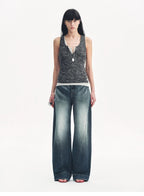 Street Moments Deconstructed Scimitar Straight Jeans Summer