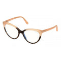 Tom Ford FT5674-B055 Two-Tone Tortoiseshell Eyeglasses — Brown