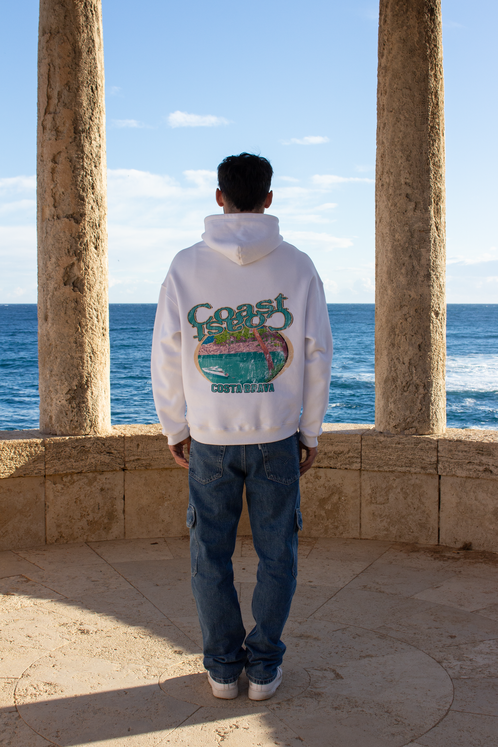 White Costa Brava Hoodie