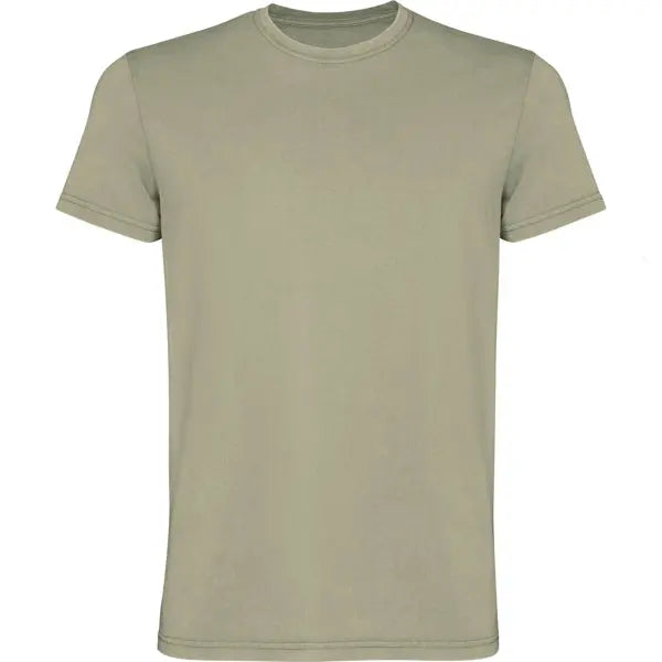 Camiseta de manga corta para hombre, 100% algodón con acabado lavado ácido Vetonek