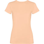 Camiseta de mujer de manga corta100% algodón con acabado lavado ácido Vetonek