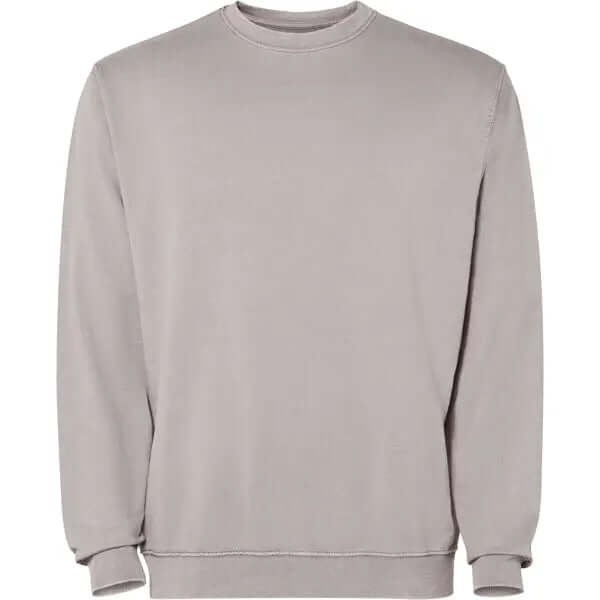 Sudadera unisex con cuello redondo 100% algodón Terry lavado al ácido Vetonek