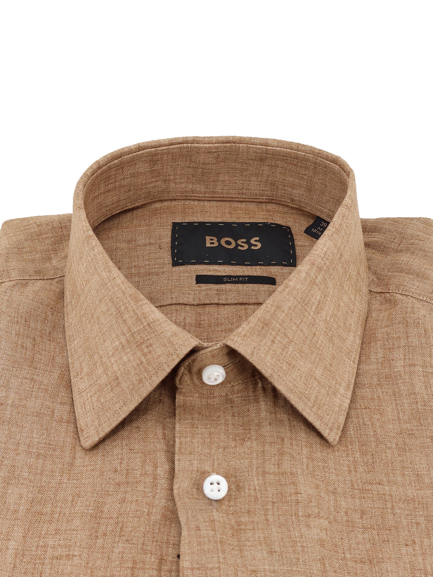 BOSS Shirts Mediumbeige Lino - 40