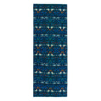 William Morris Inspired Silk Scarf with Bird & Floral Motifs