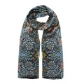 Grey Silk Scarf Erna