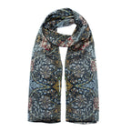 Grey Silk Scarf Erna