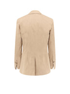 Pinko Clothing Beige Lino Viscosa Elastan - 42