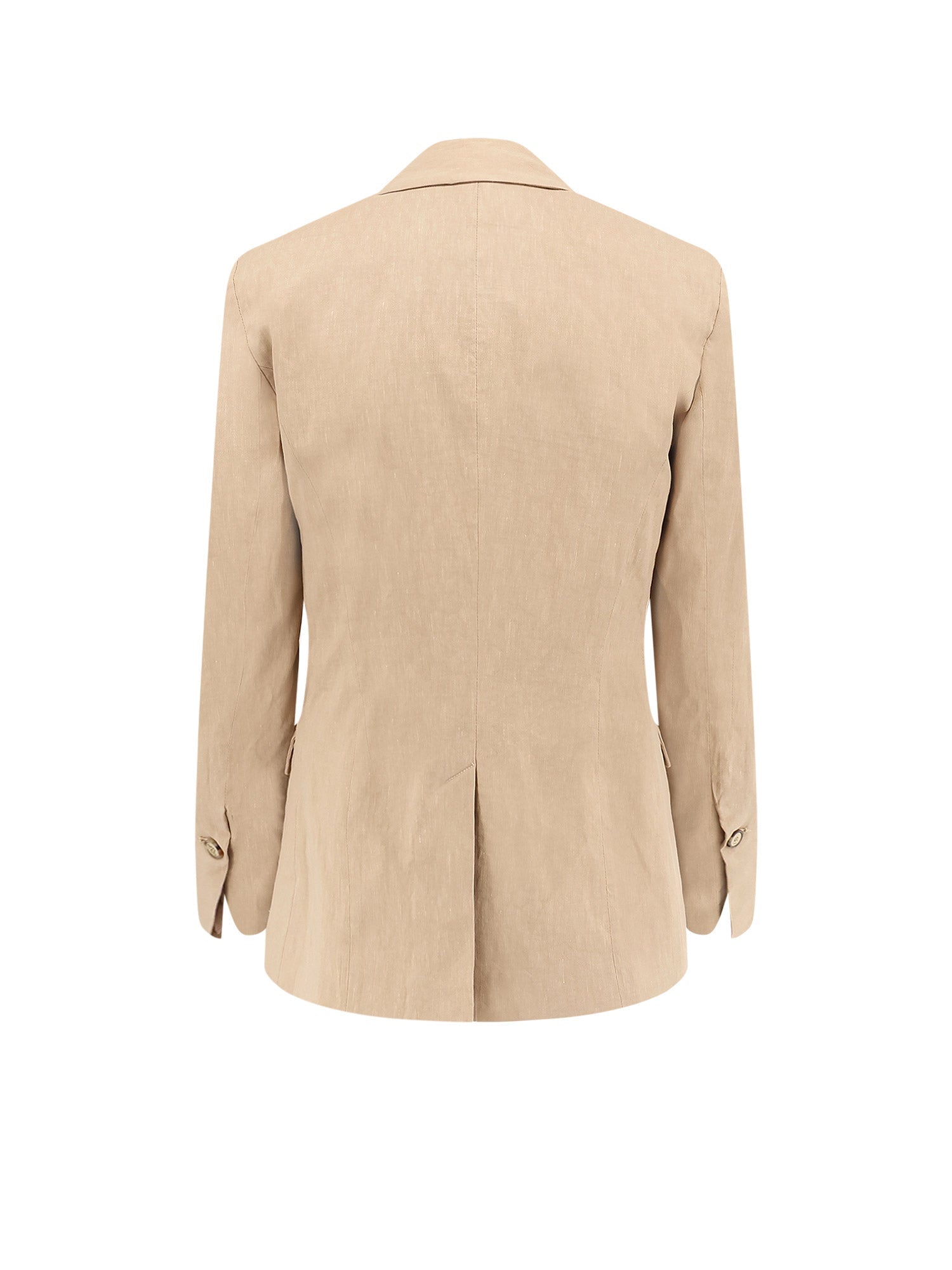 Pinko Clothing Beige Lino Viscosa Elastan - 42
