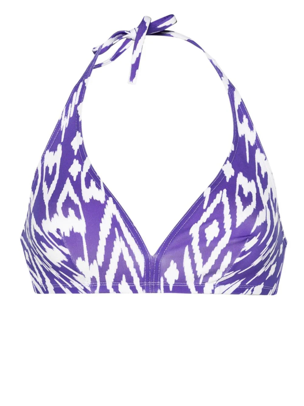 Eres Full-Cup Triangle Bikini Top — Purple