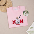 Personalizada Bordado Perro Gato Mamá Papá Foto Multicolor Camiseta Sudadera Sudadera con capucha con Año Cumpleaños Regalo de Navidad para los dueños de mascotas Amantes
