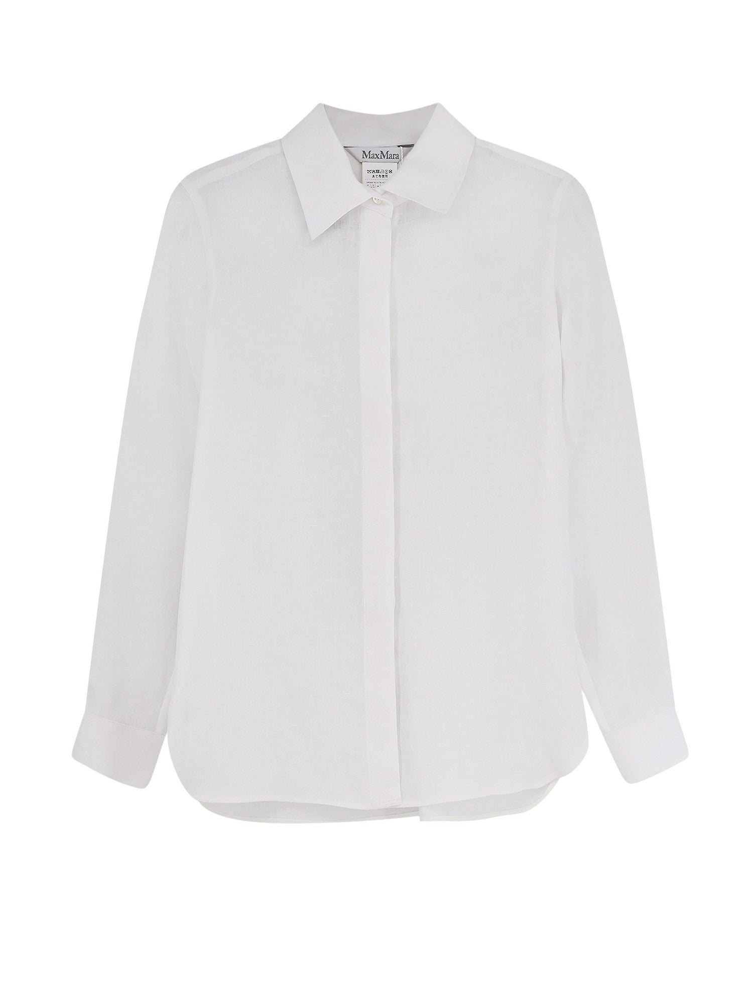Max Mara Shirts White Lino - 42