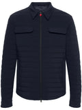 Kiton Lightweight Quilted Quilted Jacket — Navy