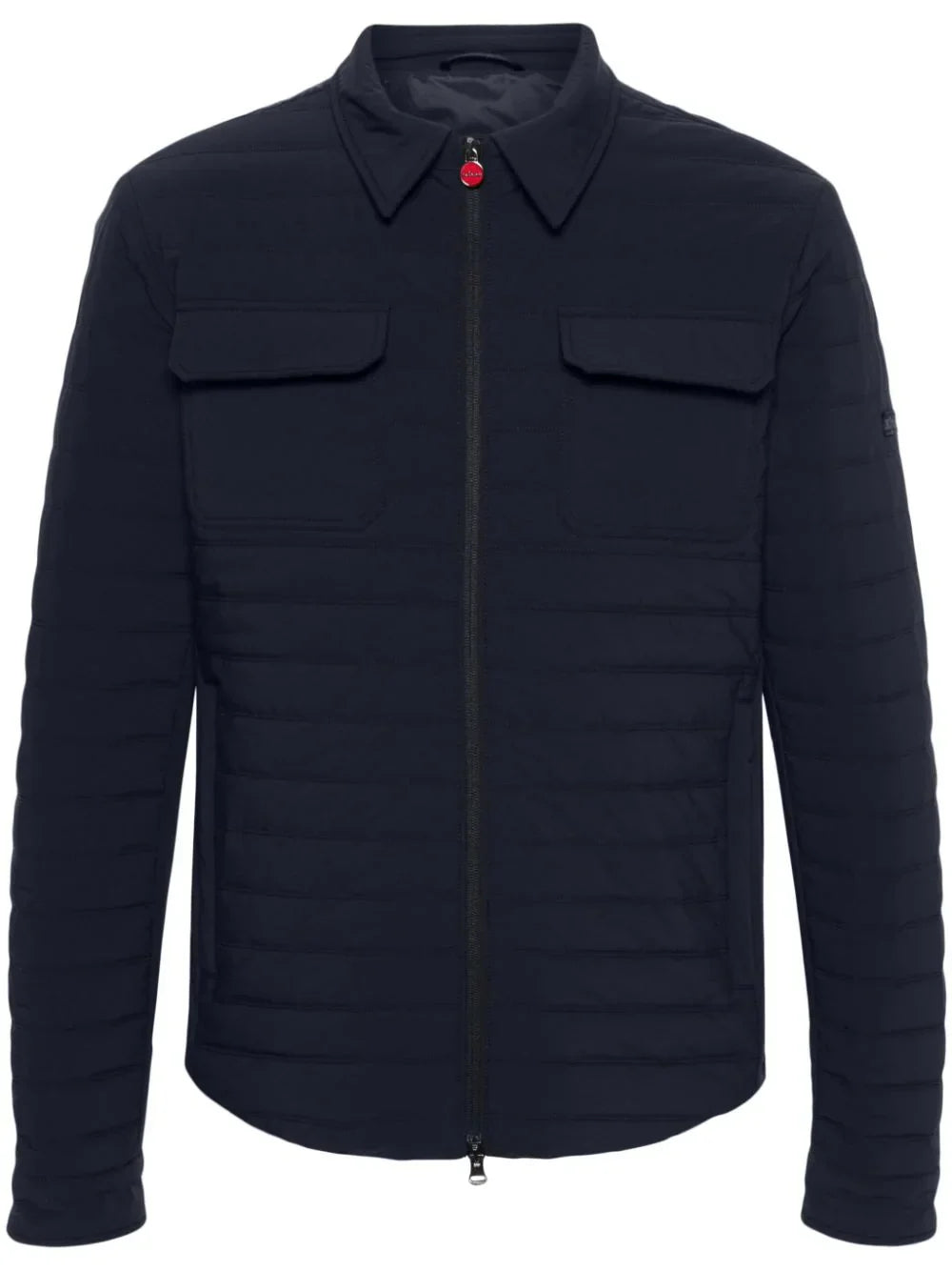 Kiton Lightweight Quilted Quilted Jacket — Navy