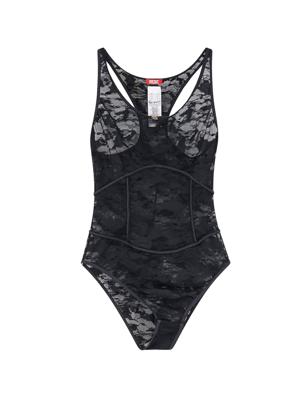 Diesel Underwear Black Nylon Elastan - S