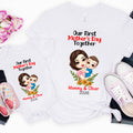 Conjunto de body y camiseta personalizados con girasoles de dibujos animados para madre e hijo 100% algodón Primer regalo de Baby Shower del Día de la Madre para la mamá del bebé