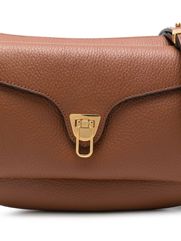 Coccinelle Beat Arctic Crossbody Bag — Cognac