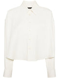 Fabiana Filippi Linen Blend Shirt — White