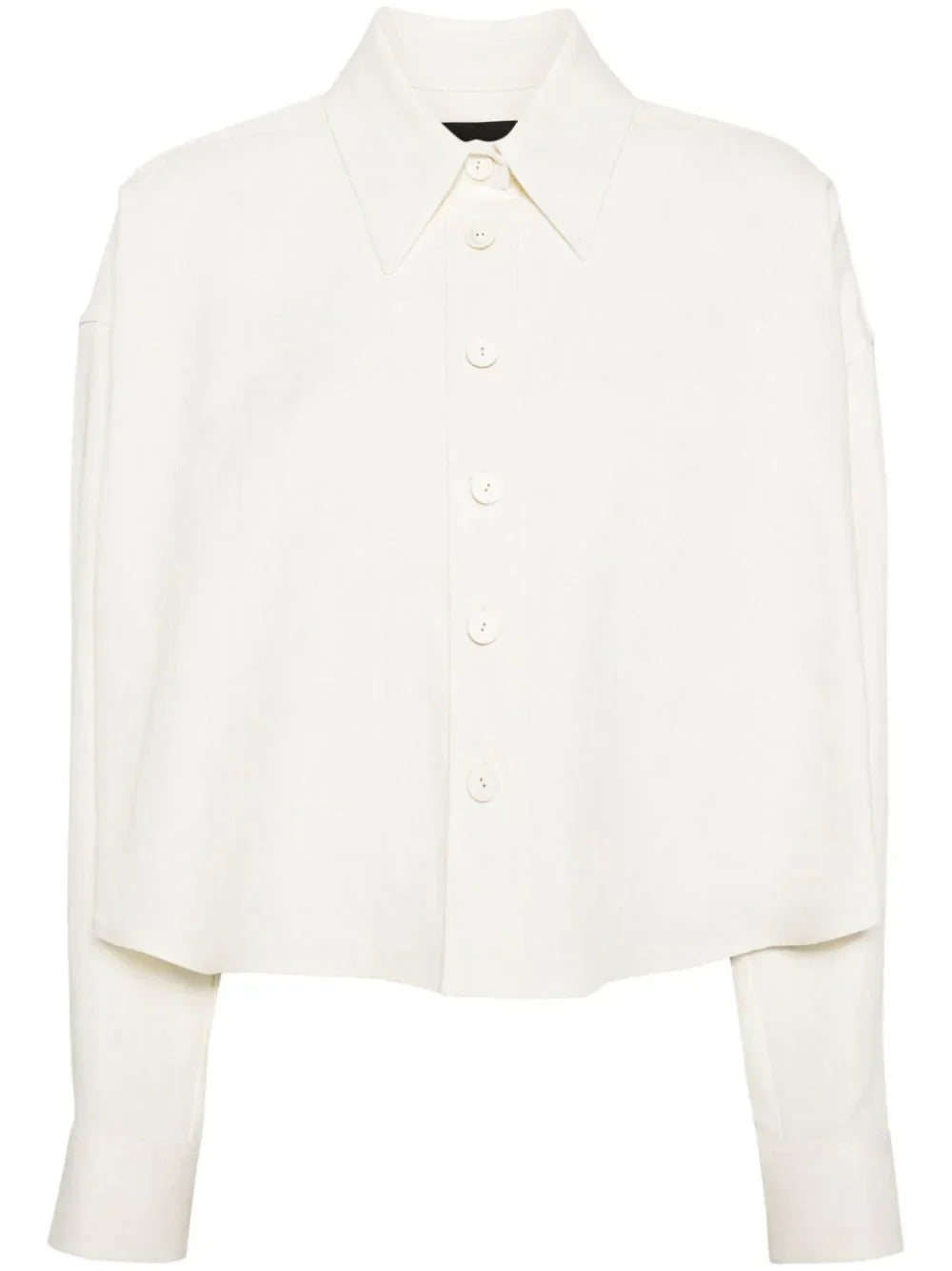 Fabiana Filippi Linen Blend Shirt — White