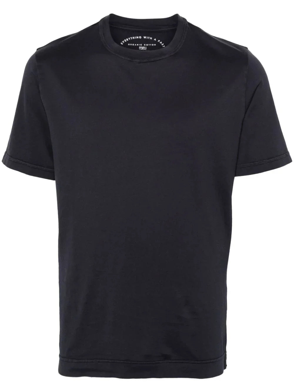 Fedeli Organic Cotton T-Shirt — Navy