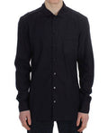 Men's Purple Striped Cotton Pajama Lounge Shirt
