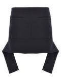 Falda Courreges — Negra