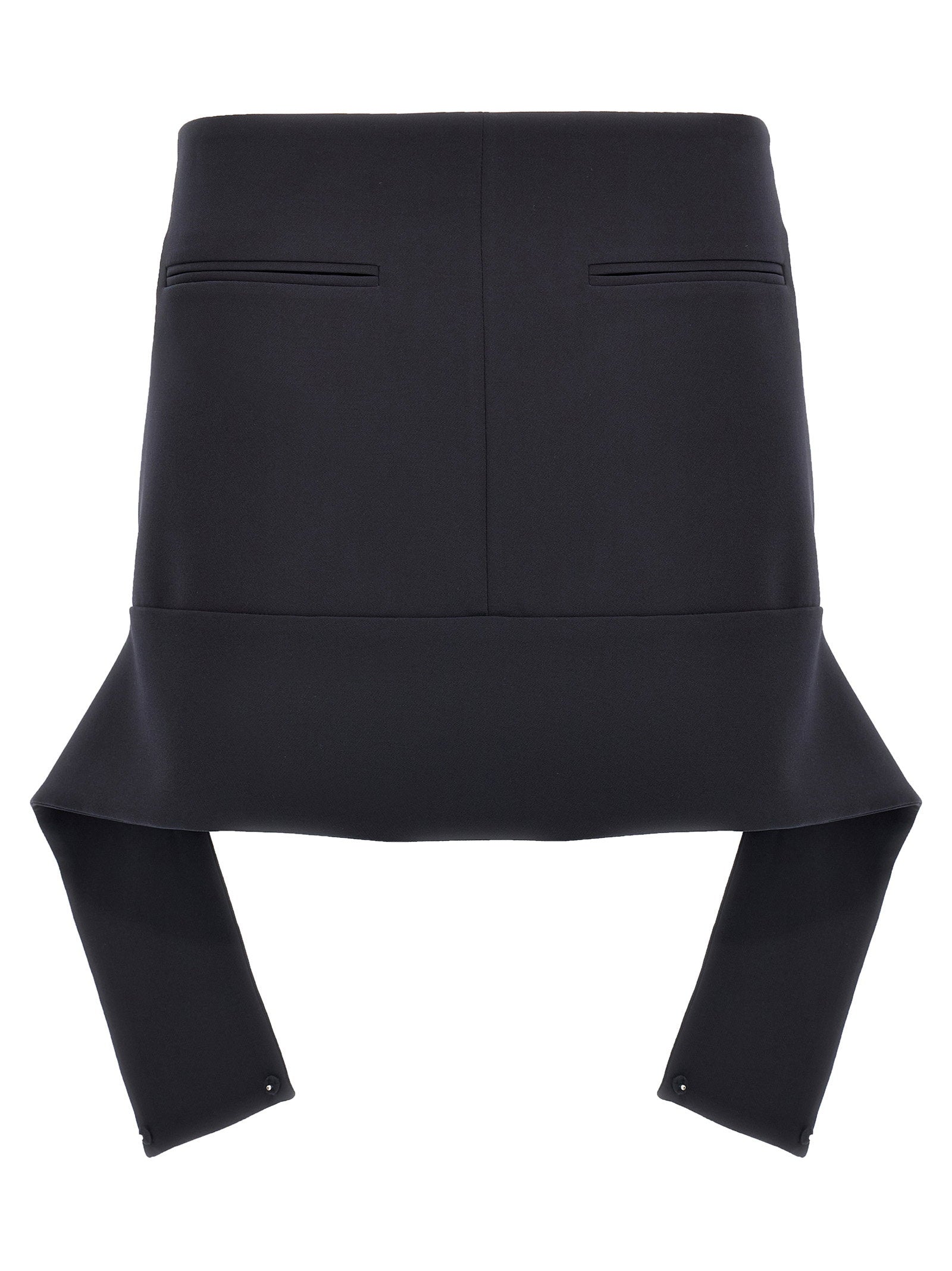 Falda Courreges — Negra