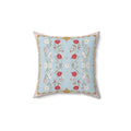 Rococo Rose Medley Throw Pillow