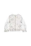 Herno Glossy Nylon Jacket — Silver