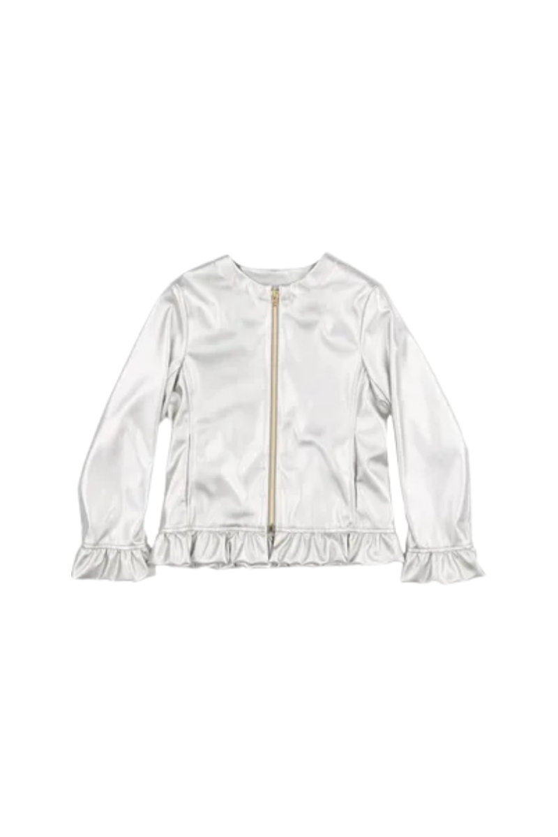 Herno Glossy Nylon Jacket — Silver
