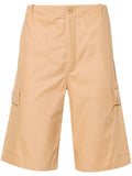 Kenzo Ripstop Cotton Cargo Shorts — Caramel