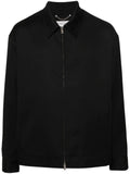 Golden Goose Virgin Wool Twill Shirt Jacket — Black