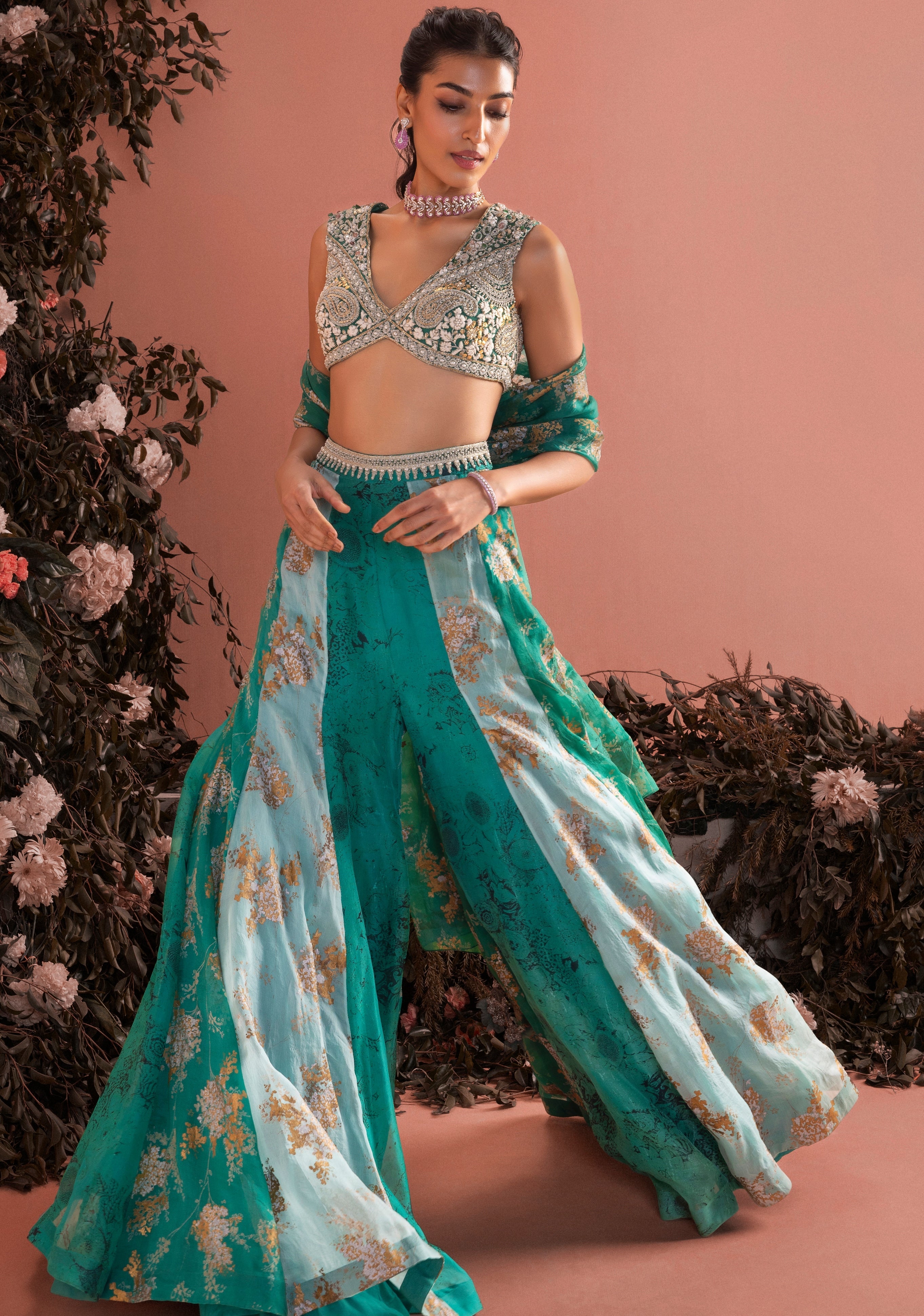 Maisha Sharara Set By KYNAH, Luxury Indian Fashion & Bridal Wear