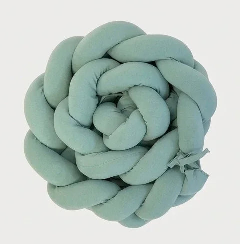 Trenza Protector de Cuna 210cm MENTA