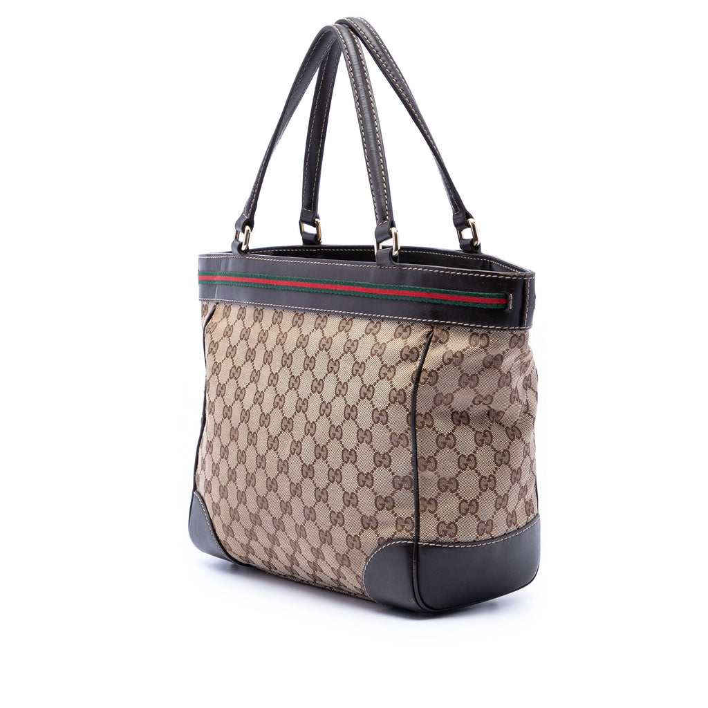 GG Canvas Web Mayfair Tote