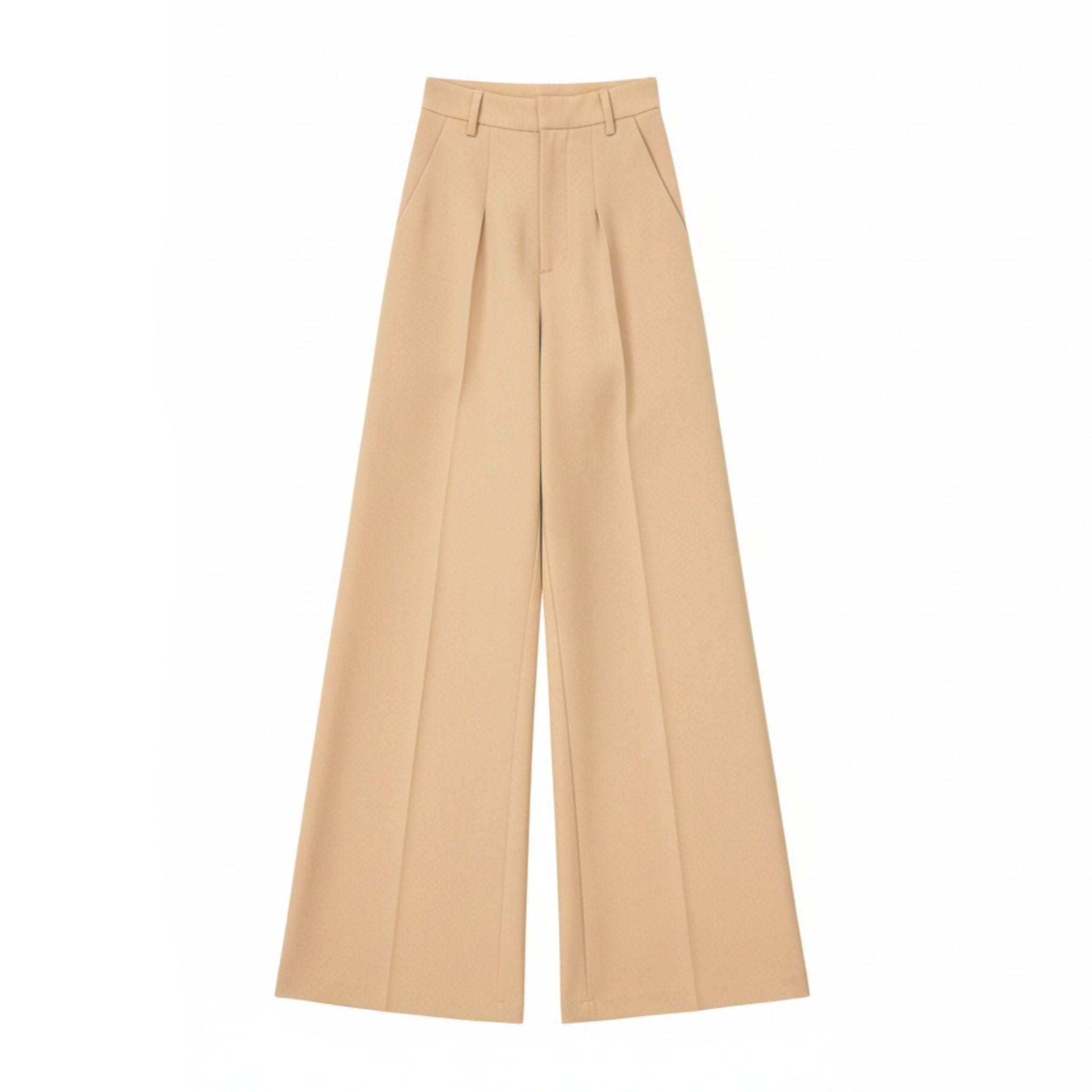 Flared Trousers | Beige