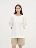 Sleep Journey puff sleeve straight short sleeve