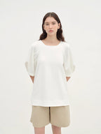 Sleep Journey puff sleeve straight short sleeve