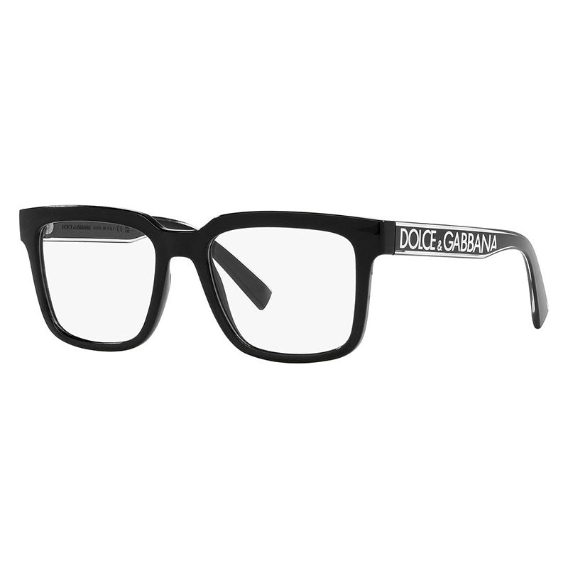 Dolce & Gabbana DG5101501 Square-Frame Optical Eyeglasses — Black