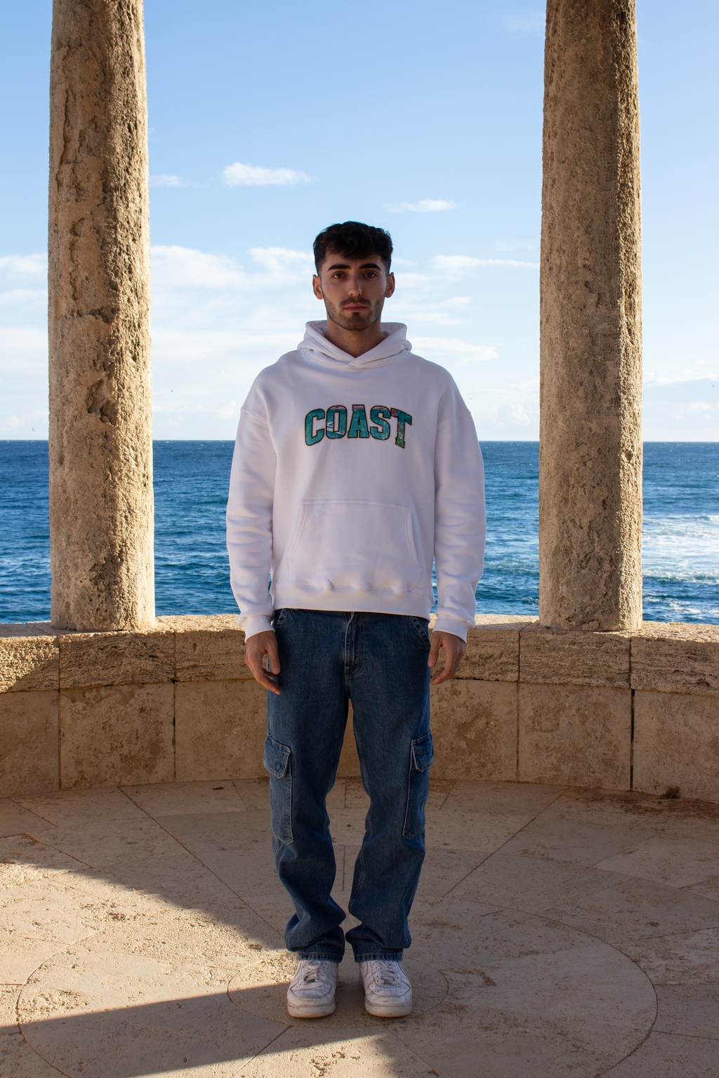 White Costa Brava Hoodie