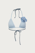 Rose Triangle Top (Denim/Denim)