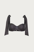 Lady Bra (Black Cream Polka Dot)
